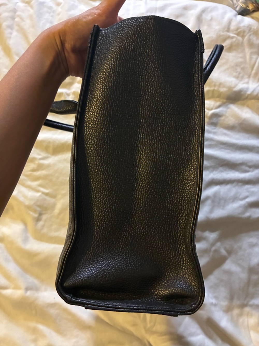 Vintage Yves Saint Laurent Black Leather Tote - Picture 5 of 11